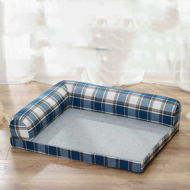 Removable And Washable Cushions Scratch-resistant Linen Dog Sofa Kennel