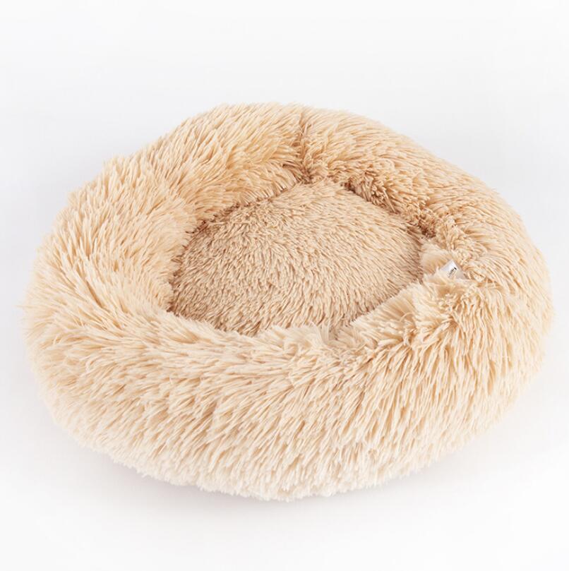 Round Plush Cat Litter Kennel Pet Nest