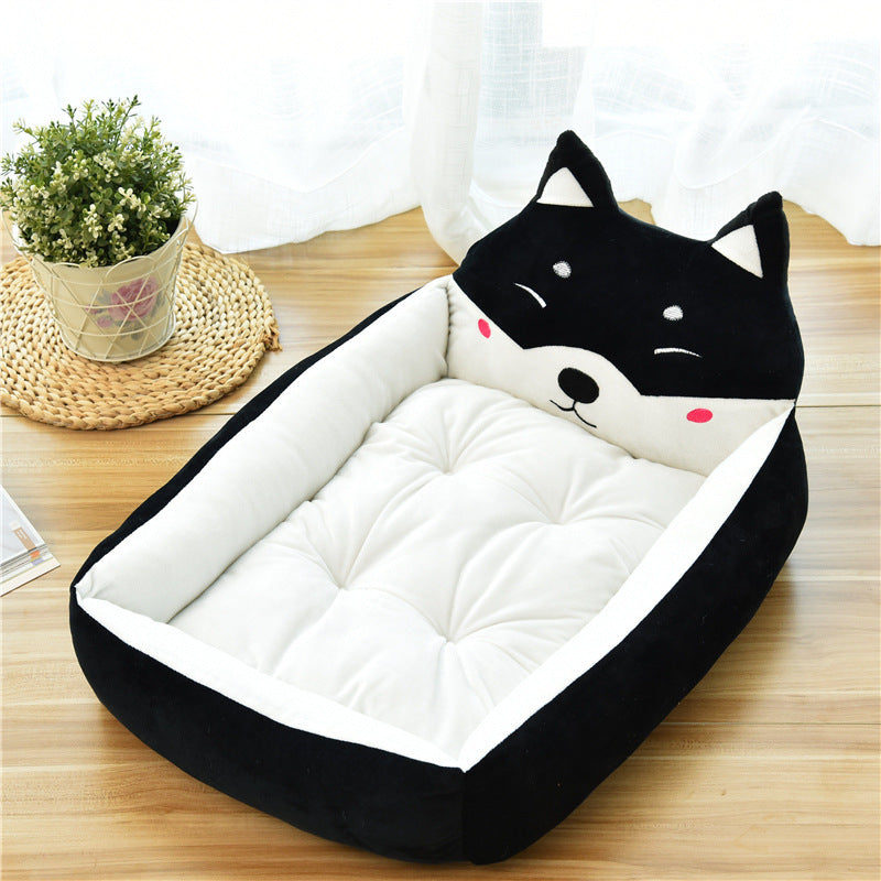 Pet 7Colors Warm Cozy House Soft Fleece Nest Baskets