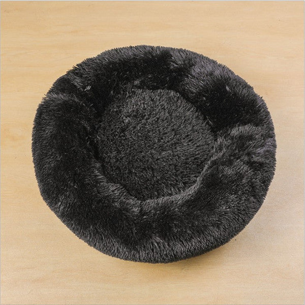 Round Plush Cat Litter Kennel Pet Nest