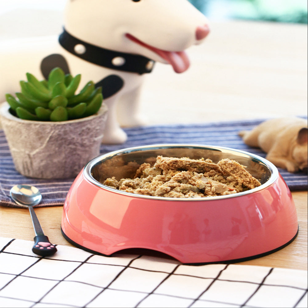 Stainless Steel Food Bowls Pet Rounud Bowls