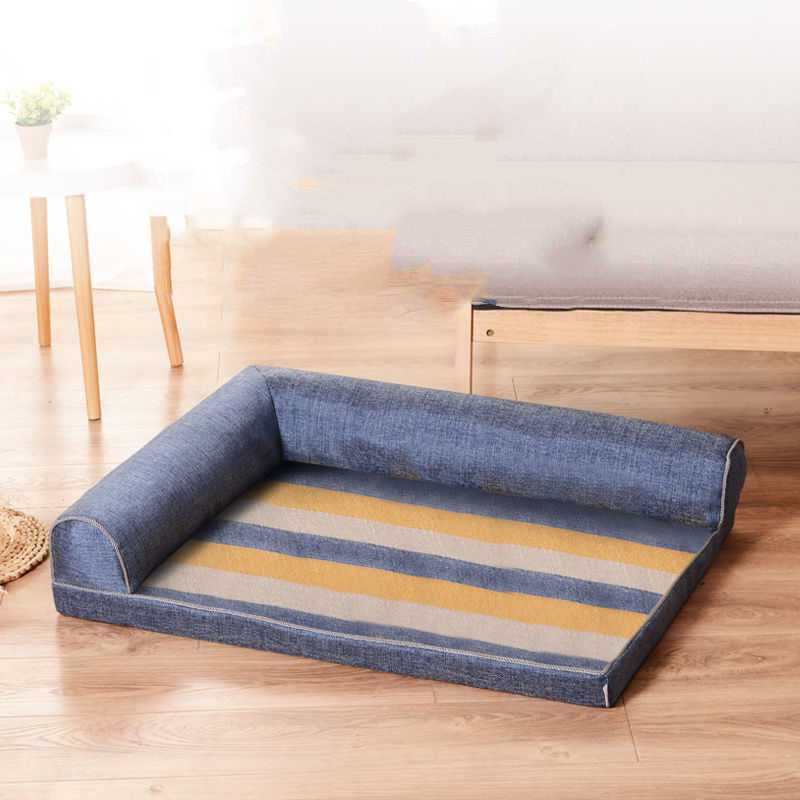 Removable And Washable Cushions Scratch-resistant Linen Dog Sofa Kennel